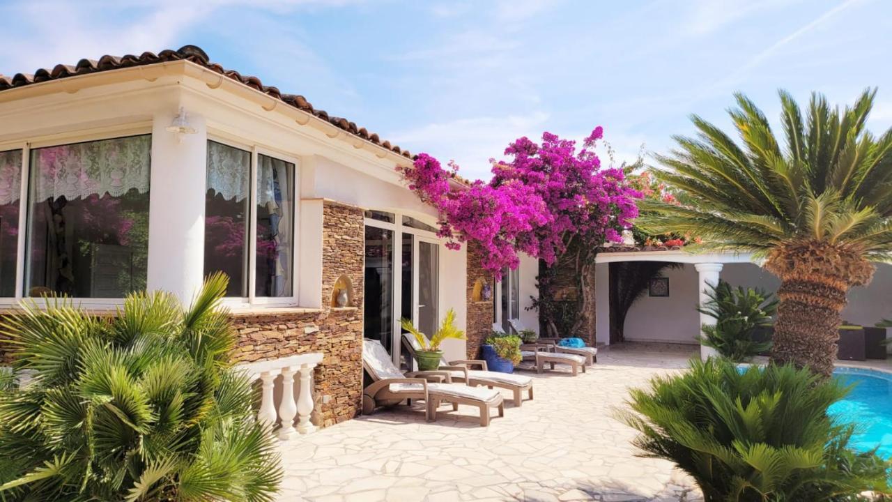 Villa Provencale A Sainte Maxime, Golf De Saint Tropez Eksteriør bilde